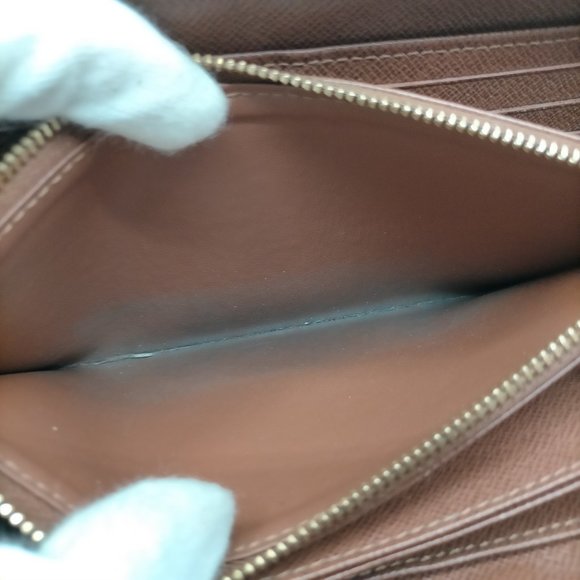 100% Authentic Louis Vuitton Zippy Wallet Browns Monogram - Picture 7 of 10